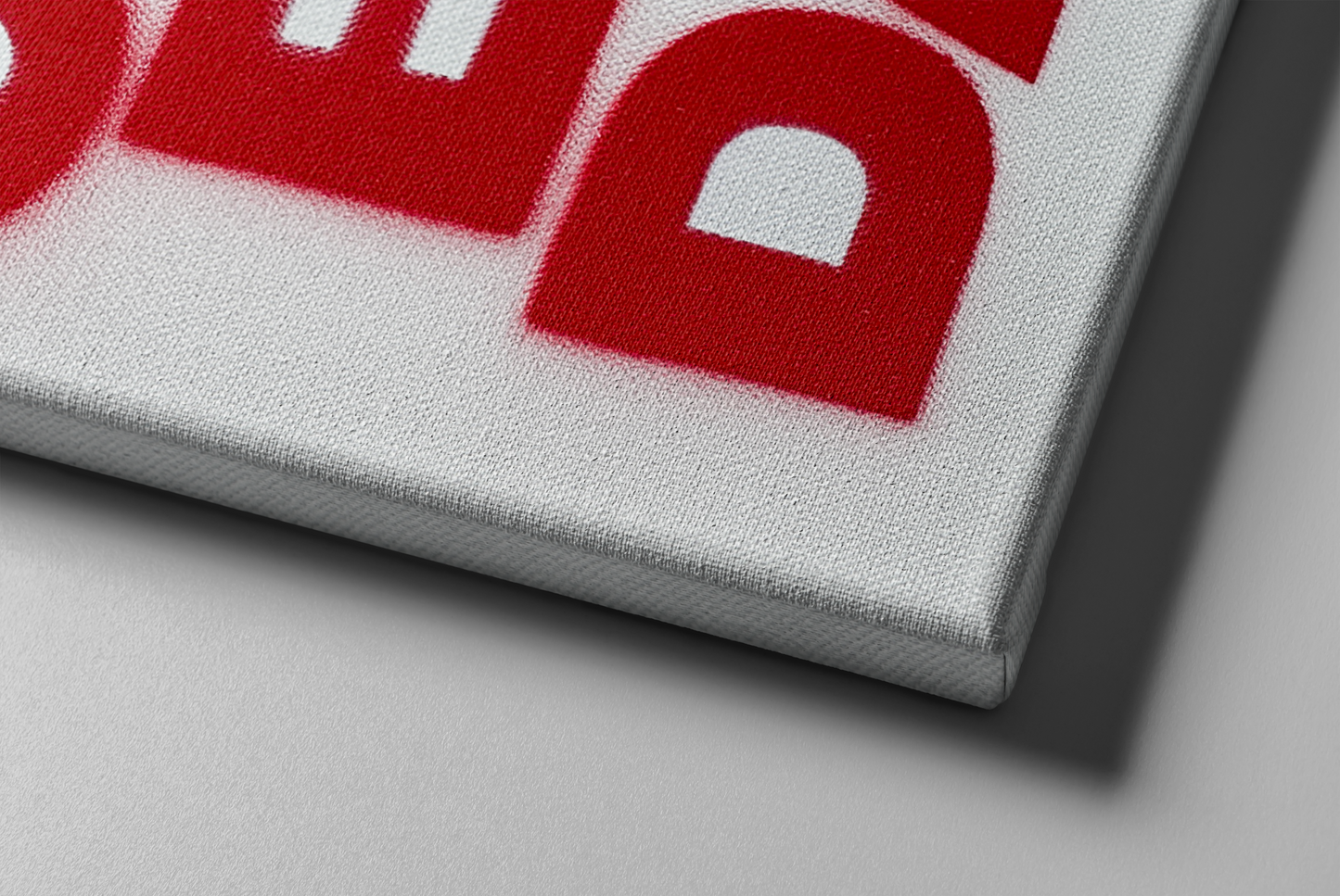 Love Me Harder Canvas RED