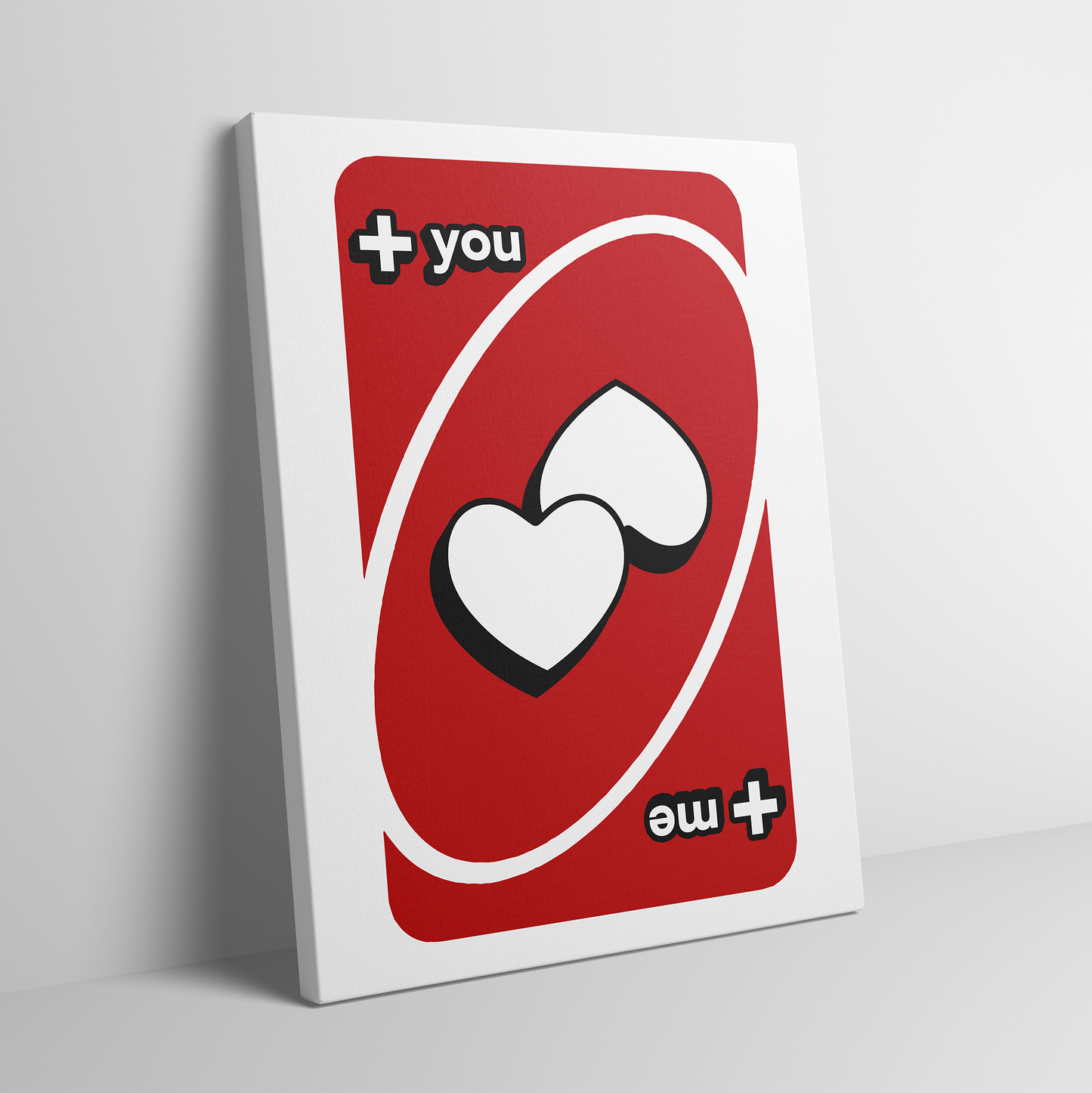 You + Me Canvas RED